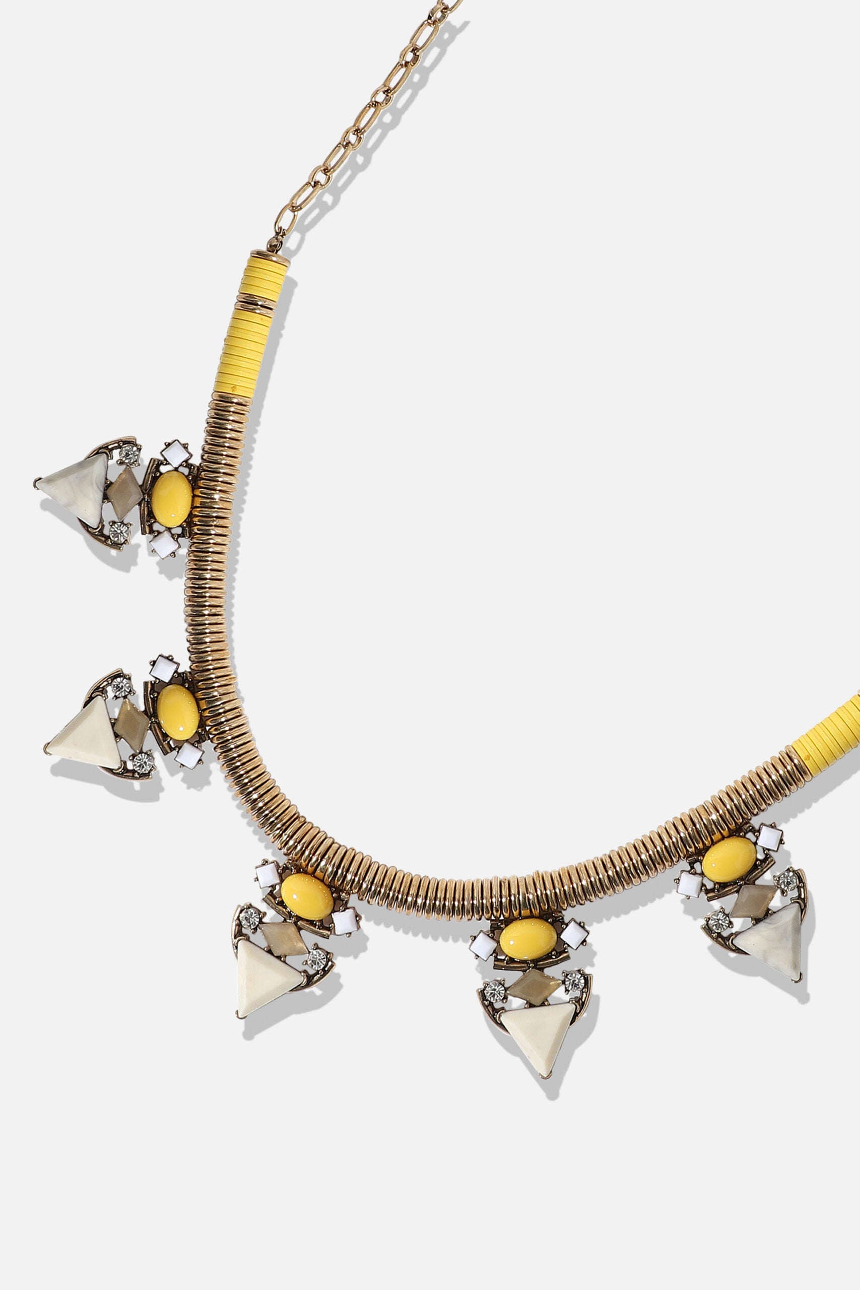 Gold Plated Designer Stone Party Necklace