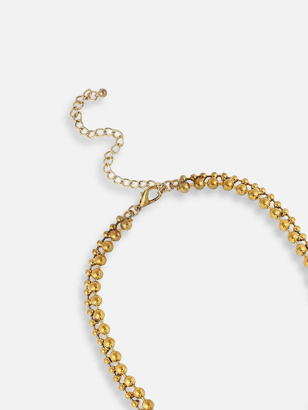 Gold Plated Designer Stone Party Necklace