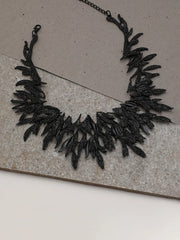 Gold Plated Party Designer Stone Statement Necklace