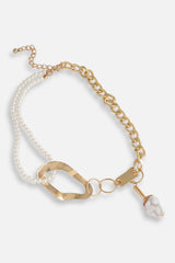 Gold Plated Designer Stone Party Necklace