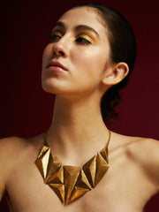 Gold Plated Designer Party Necklace