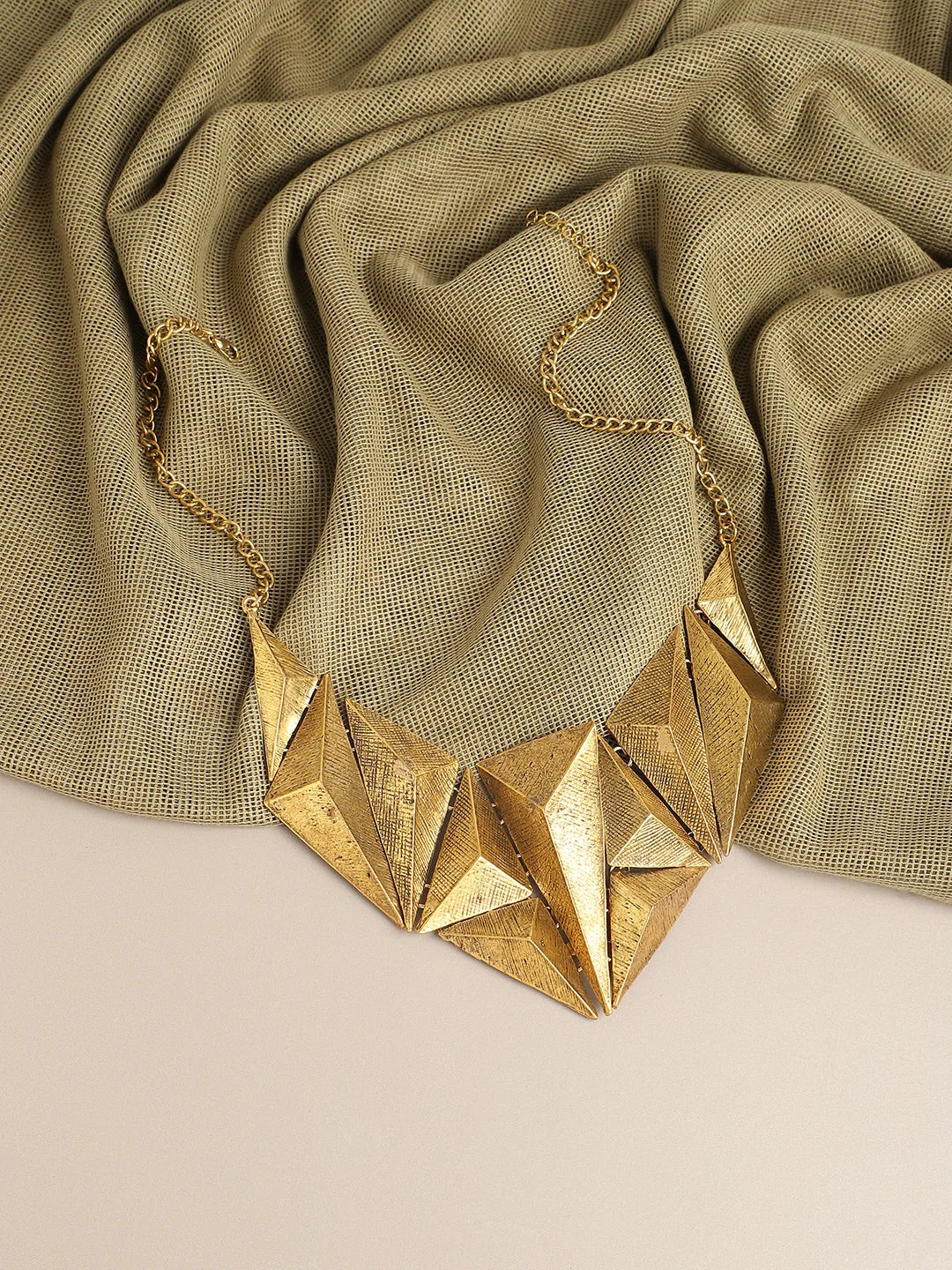 Gold Plated Designer Party Necklace