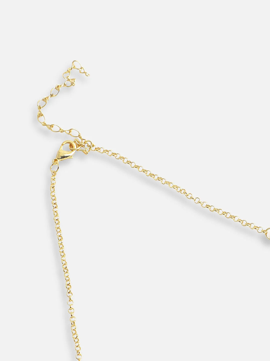 Gold Plated Designer Stone Party Necklace