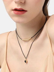 Gold Plated Designer Stone Casual Necklace