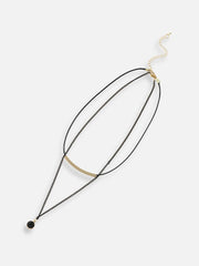 Gold Plated Designer Stone Casual Necklace