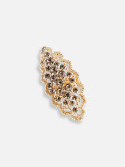 Gold Plated Party Designer Stone Ring