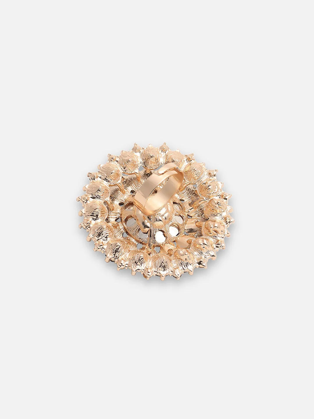 Gold Plated Party Designer Stone Ring