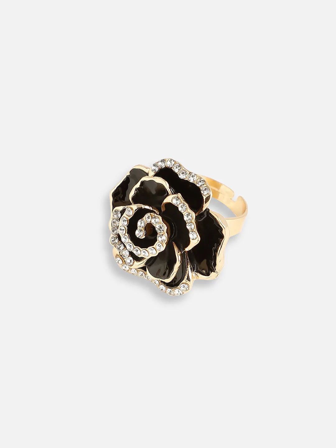 Gold Plated Party Designer Stone Ring