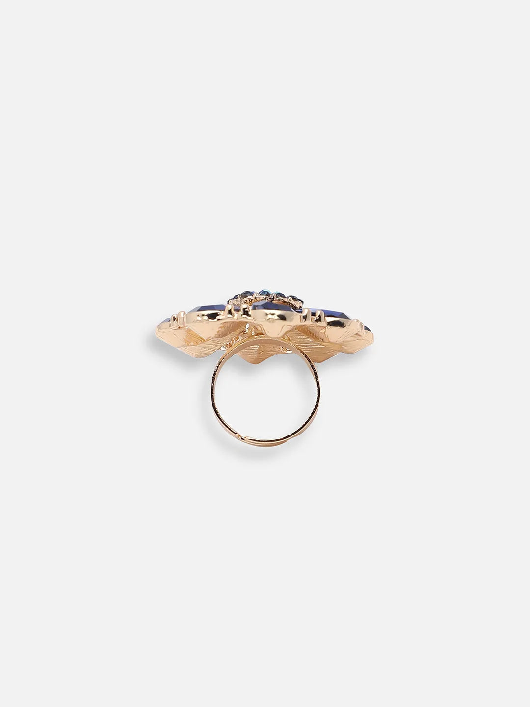 Gold Plated Party Designer Stone Ring