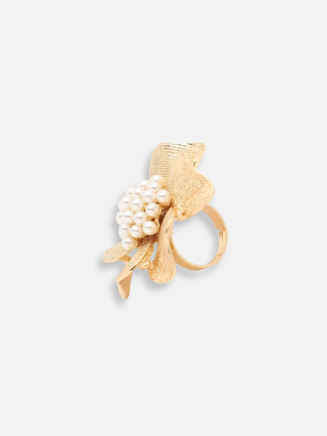 Gold Plated Party Designer Stone Ring