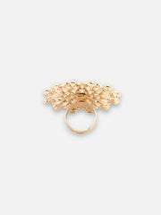 Gold Plated Party Designer Stone Ring