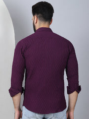 Woven Design Casual Shirt for Mens