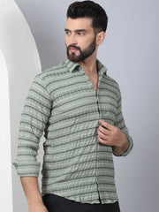 Striped Cotton Casual Shirt for Men