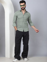 Striped Cotton Casual Shirt for Men