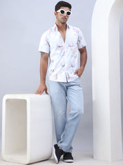 Printed Cotton Casual Shirt For Men