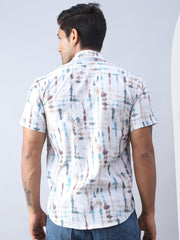 Printed Cotton Casual Shirt For Men