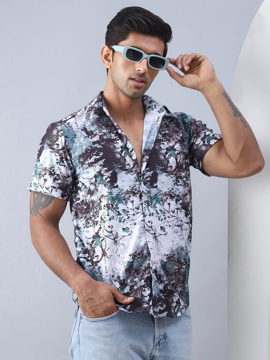 Printed Cotton Casual Shirt For Men