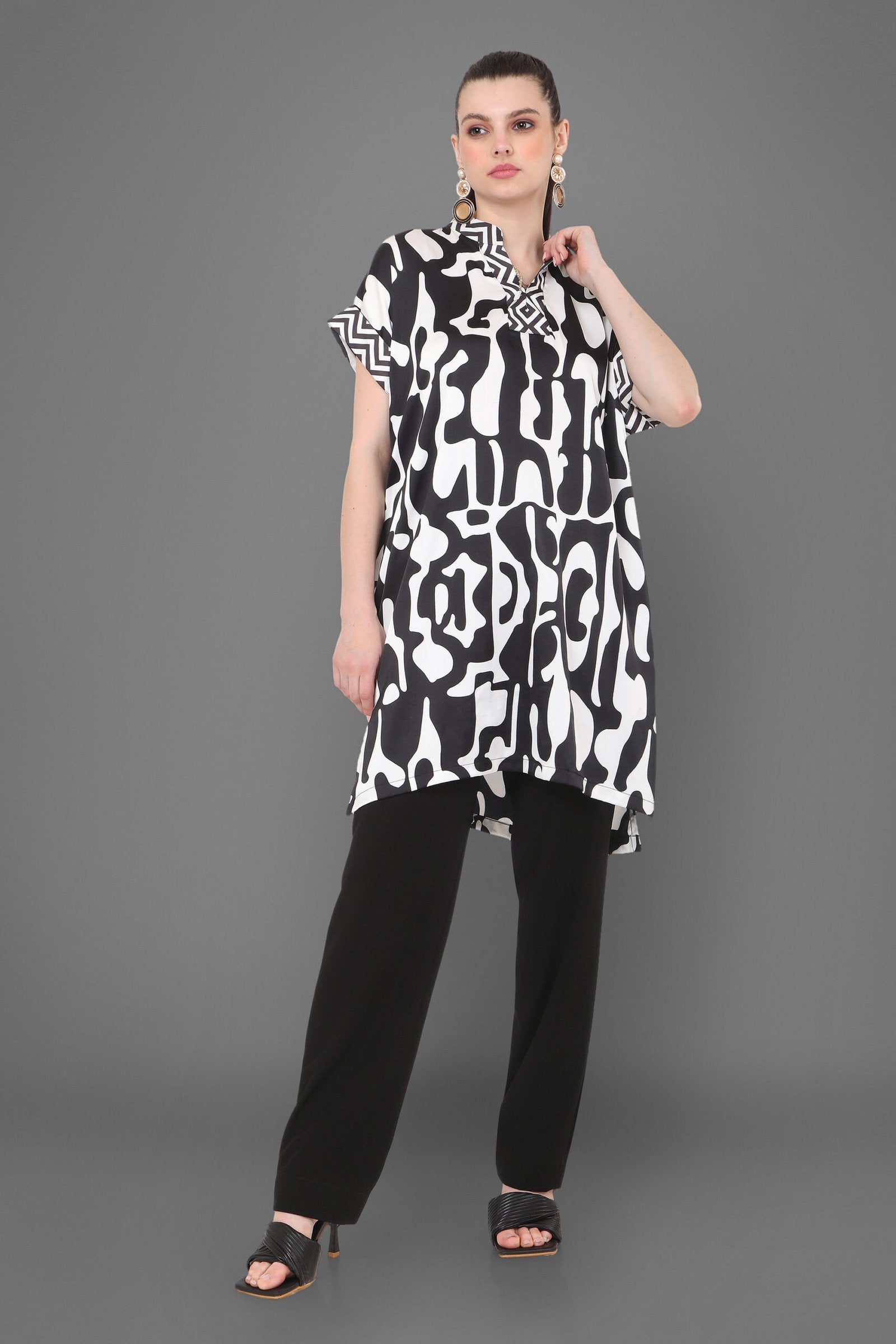 Lily Printed kaftan tunic