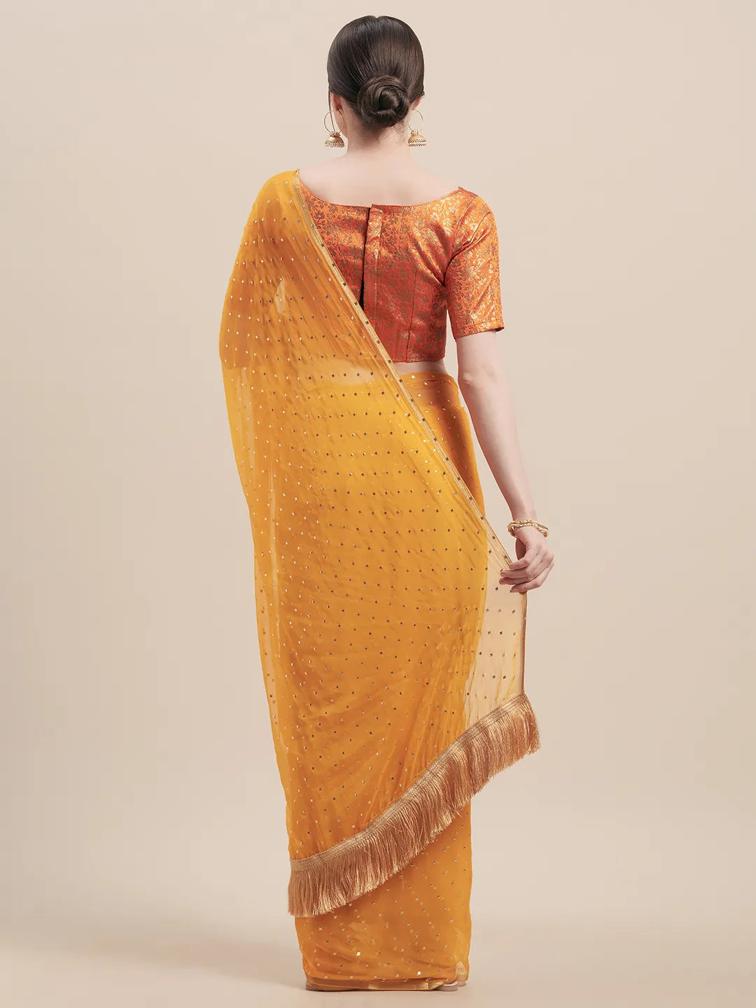 Embellished Mukaish Saree