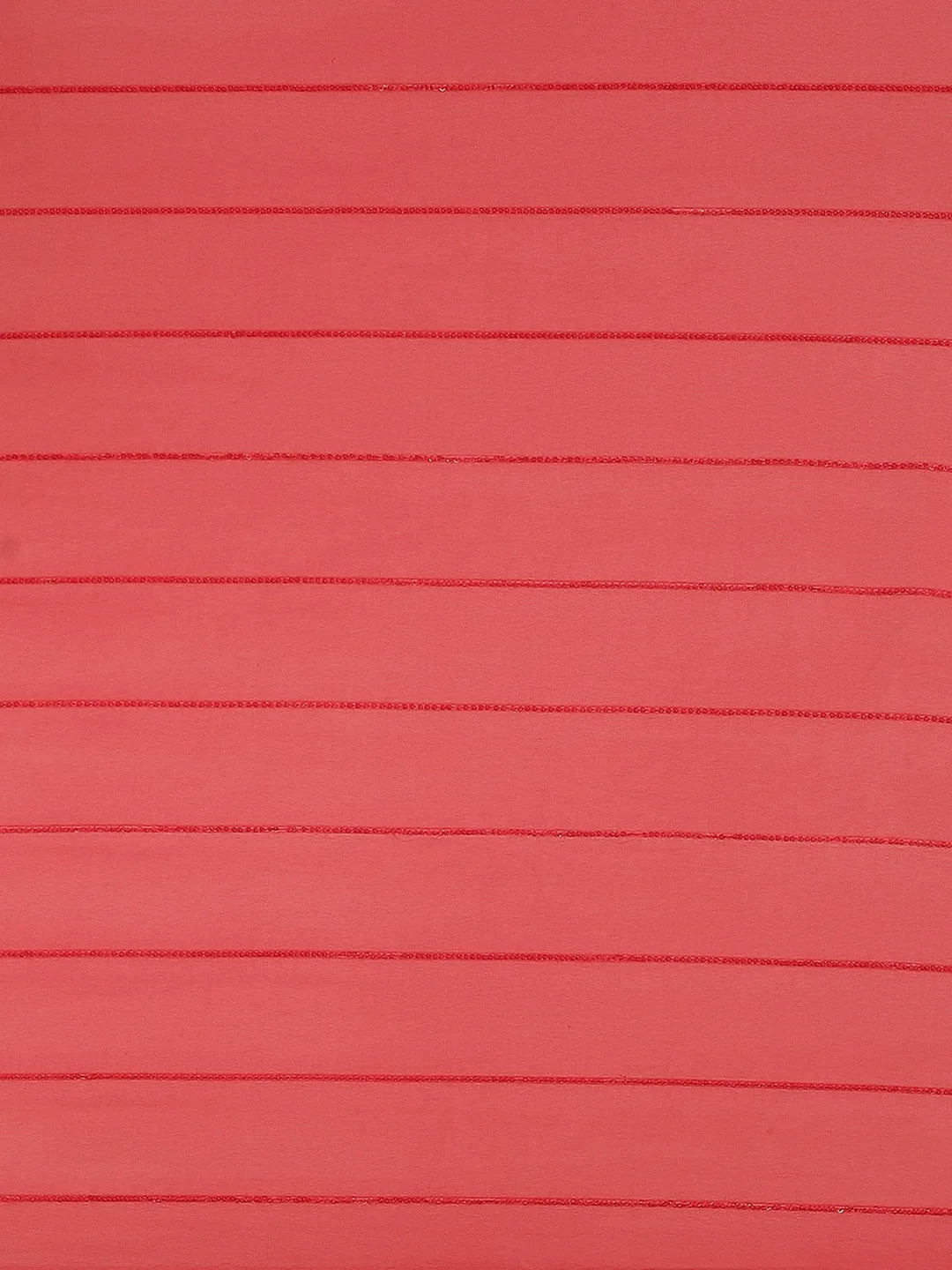 Red Striped Saree