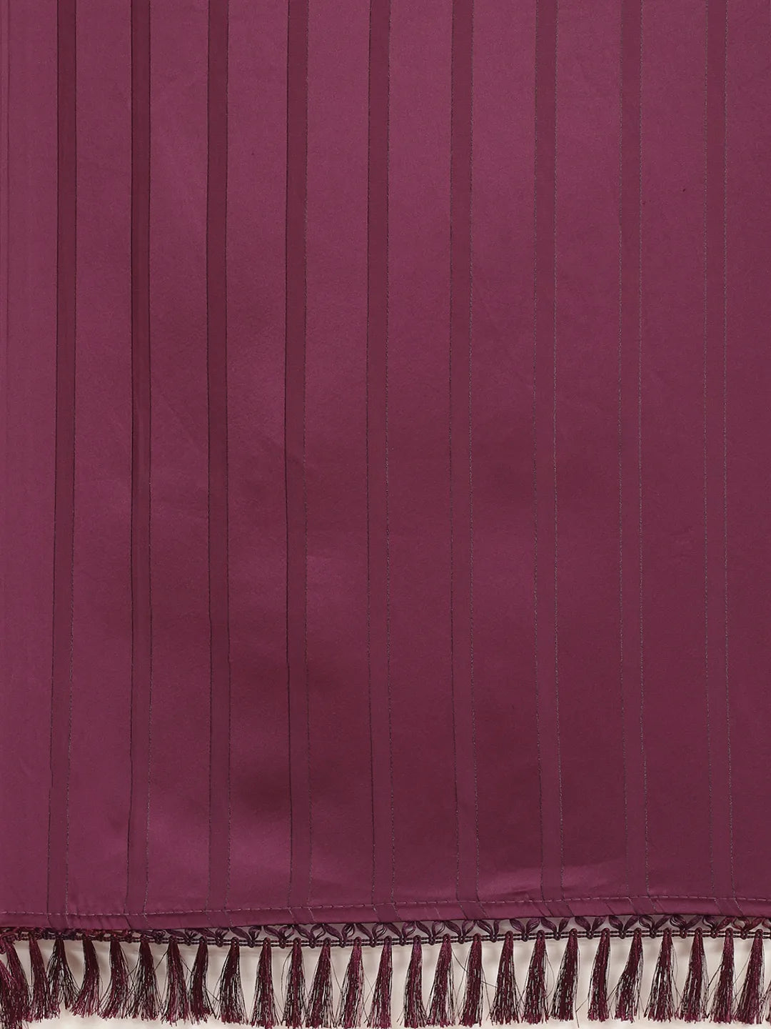 Magenta Striped Saree