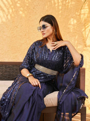 Embellished Kaftan Saree