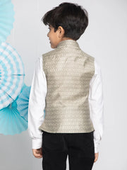 Boys' Beige Nehru Jacket