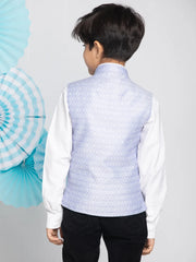 Boys' Light Blue Nehru Jacket