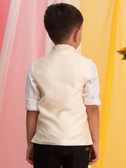 Boys' Cream Nehru Jacket