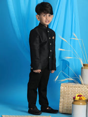 Boys' Black Jodhpuri