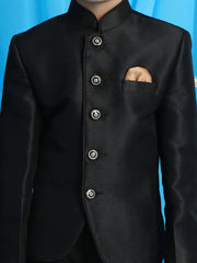 Boys' Black Jodhpuri