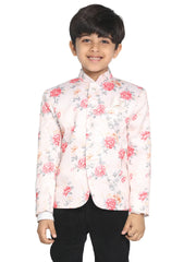 Boys' Multicolor-Base-Peach Jodhpuri