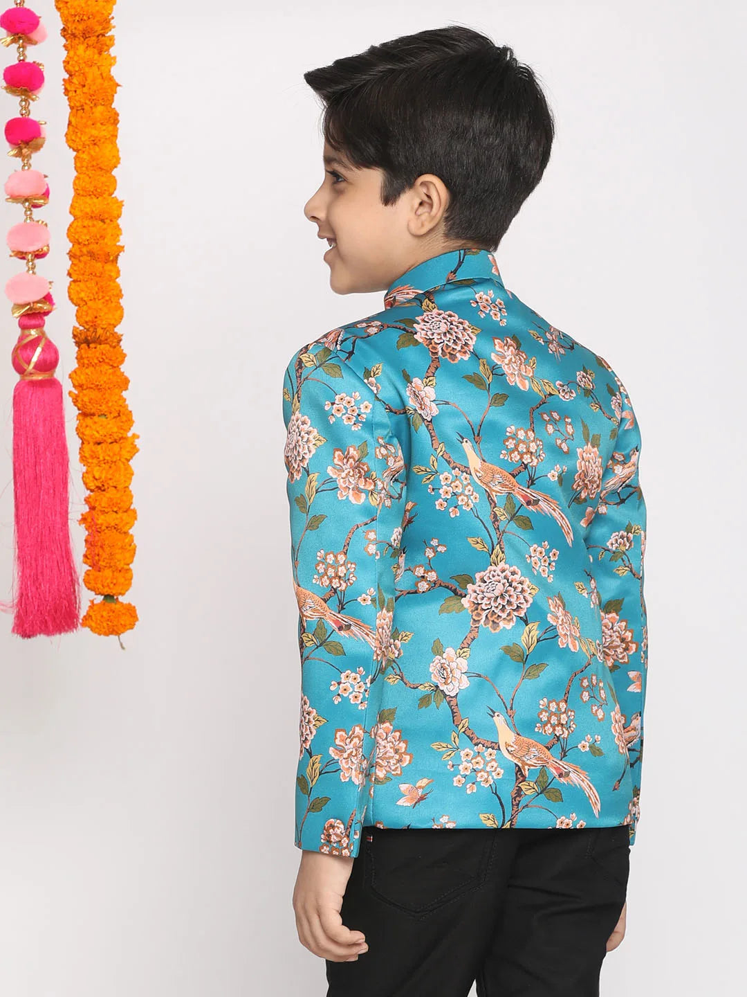 Boys' Turquoise Jodhpuri