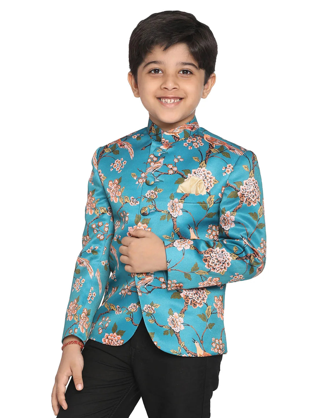 Boys' Turquoise Jodhpuri