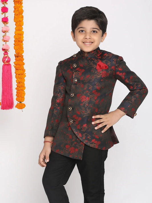 Boys' Maroon Jodhpuri