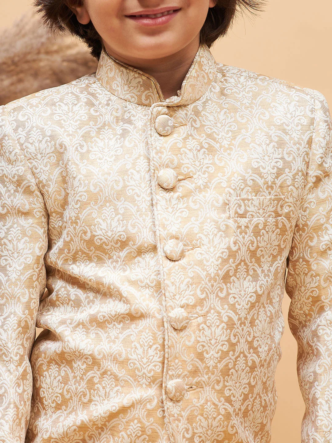 Boys' Gold Jodhpuri