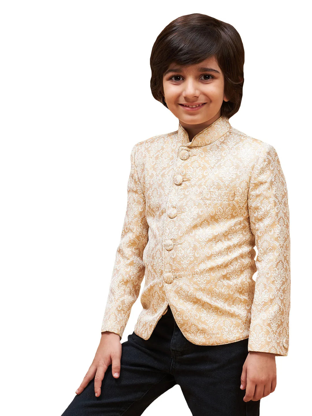 Boys' Gold Jodhpuri