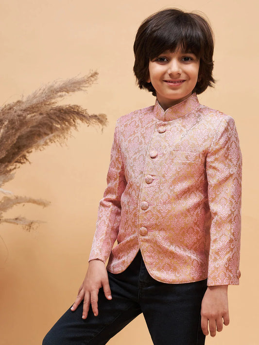 Boys' Pink Jodhpuri