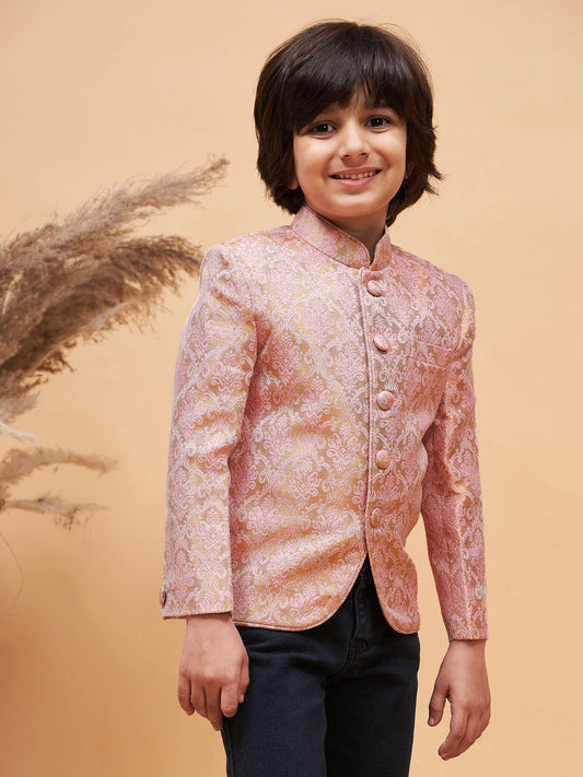 Boys' Pink Jodhpuri