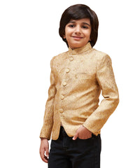 Boys' Rose Gold Jodhpuri