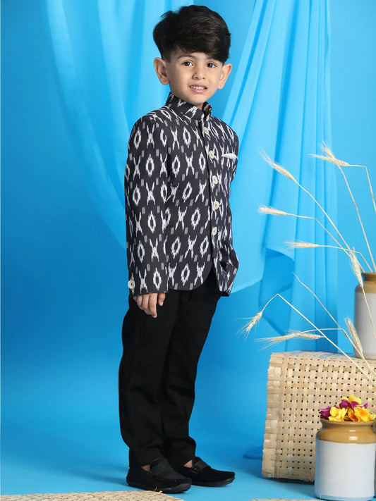 Boys' Black Jodhpuri