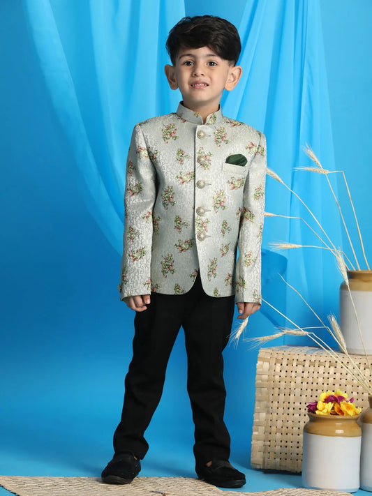 Boys' Green Jodhpuri