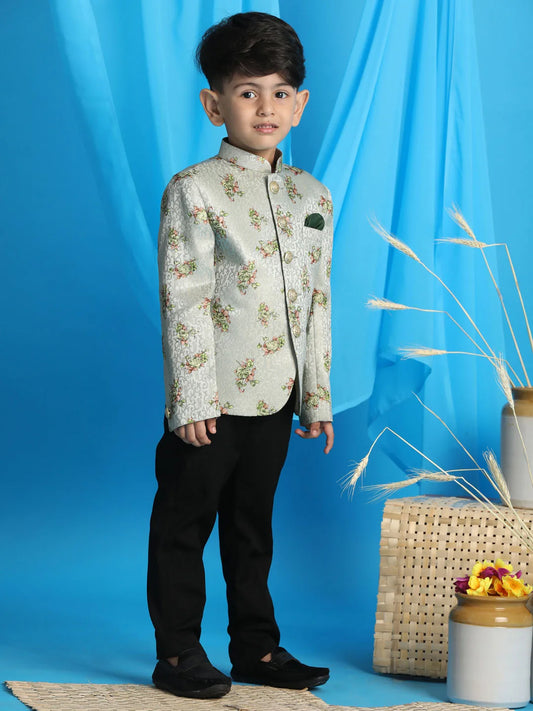 Boys' Green Jodhpuri