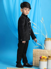 Boys' Black Jodhpuri