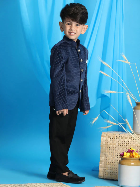 Boys' Blue Jodhpuri