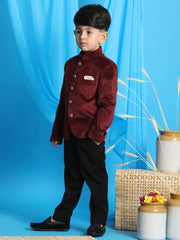 Boys' Maroon Jodhpuri