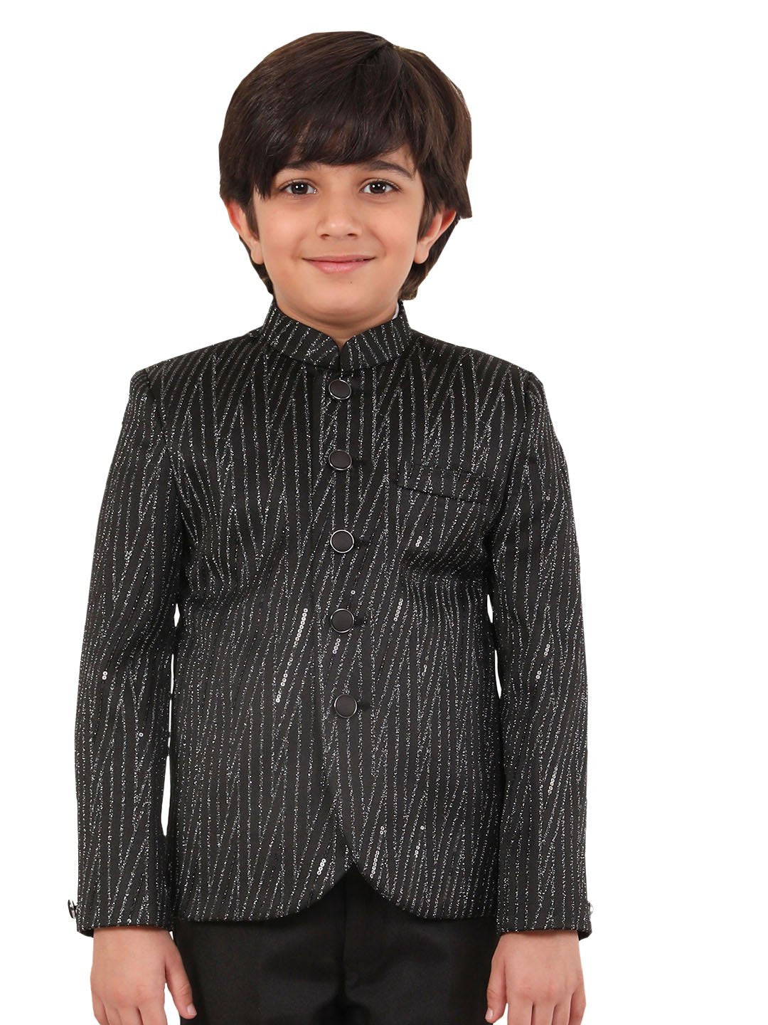 Boys' Black Jodhpuri