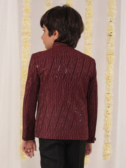 Boys' Maroon Jodhpuri