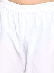 Boys' White Kurta Pyjama Set