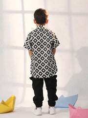 Boys' Black Ethnic Shirt